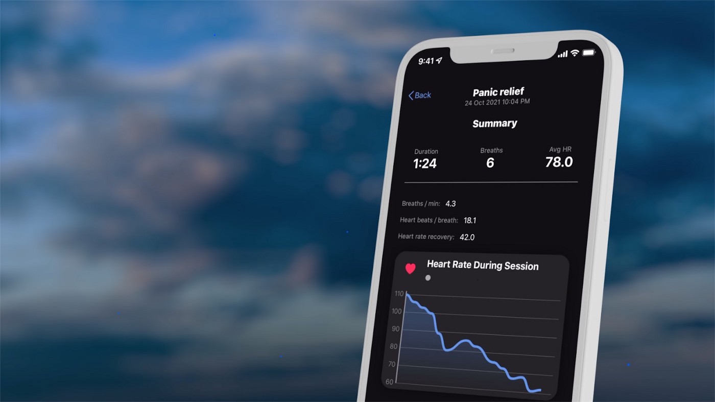 Screenshot of Earkick Self Care Companion