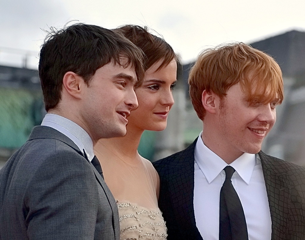 Actors Daniel Radcliffe, Emma Watson & Rupert Grint (left to right) at the world premiere of Harry Potter & The Deathly Hallows Part 2 in London. Emma is a strong endorser of journaling and keeping a diary.