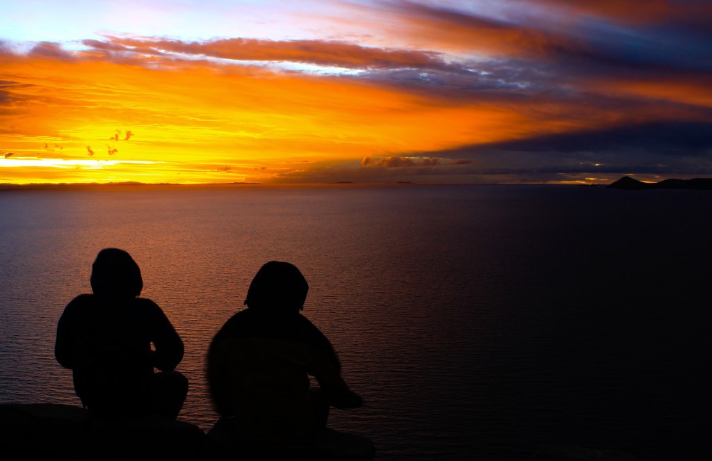 Recipe for marriage: Couple looking at sunset and a shared future
