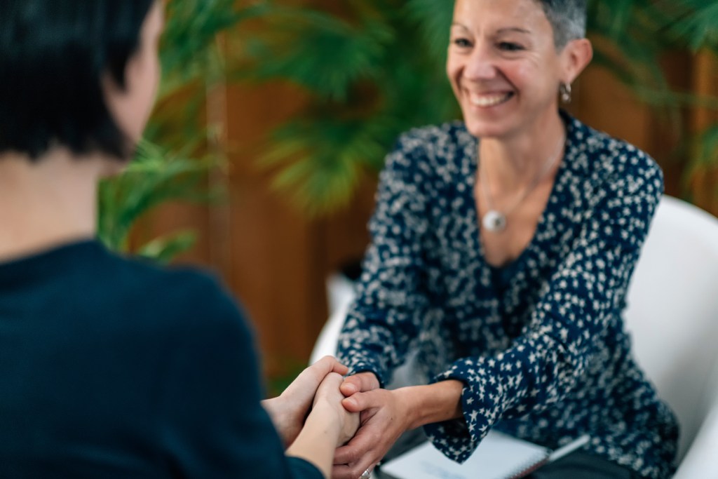 Breakthrough in Mental Health Recovery: Therapist Having a successful session with client